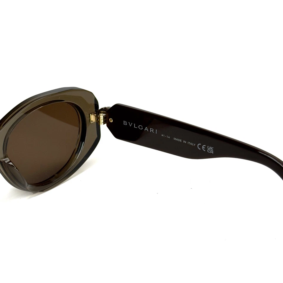 BVLGARI 40007 Serpenti Forever BV40007I Gafas de sol negras y marrones con cabeza de serpiente 48E Foto 3 de 4