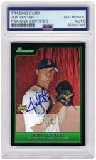 Jon Lester Signed Red Sox 2006 Bowman Draft RC Card #BDP22 - (PSA Encapsulated)