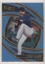 2020 Panini Select Premier Carolina Blue Prizm 14/35 Corey Kluber #103 5ta