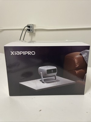 NIB Xiapipro S3-Pro White HD Multi Media LED Portable Projector WiFi Bluetooth!