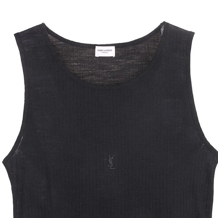 SAINT LAURENT (YSL) Saint Laurent Cassandra t shirt donna senza maniche 136119080