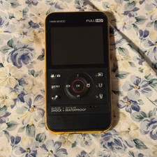 Samsung HMX W300 Full HD Shock Waterproof Digital Camera Yellow NO POWER 