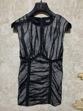 Dolce&Gabbana Black Gathered Silk Detail Shift Dress Size Tag 40