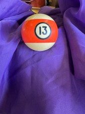 Vintage Black Ring / Circle Billiard Ball Replacement 13