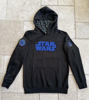 Star Wars Kids Character Logo Youth Pullover Hoodie, Black, Large