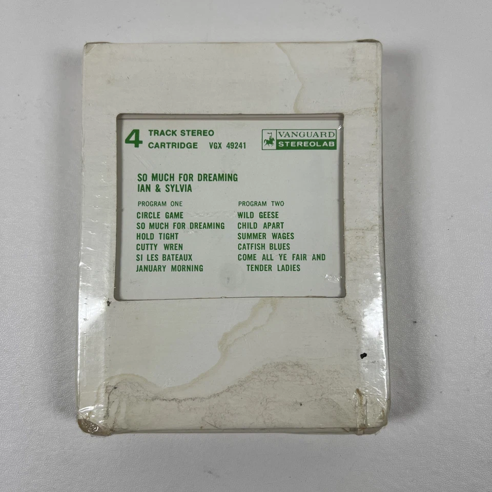 NOS SEALED 4 Track Tape Cartridge - So Much for Dreaming - Ian & Sylvia - Image 2 of 4