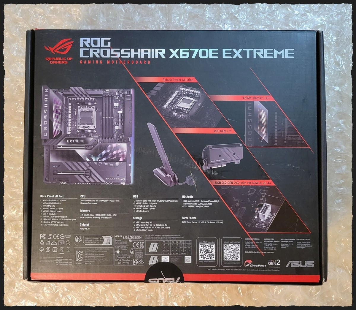マザーボード ROG CROSSHAIR X670E EXTREME ROG CROSSHAIR X670E EXTREME | ROG Crosshair | Gaming