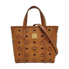 MCM Toni Classic Monogram Print Tote Crossbody Shopping Bag - Good #Q3X6RT