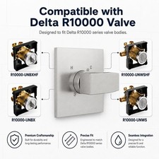 Replacement for Delta 13/14 Series Shower Handle Trim Kit with RP46074 Cartridge