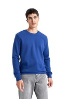 Herren Pullover Sweatshirt Defacto GrößE M L Blau Baumwolle Modell-Nr. 12345