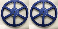 New One Pair Pioneer Blue 7'' Tape Reel Light Metal Aluminum Take Up Reel