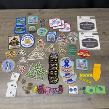Huge Lot Over 100 Pieces Girl Scout Patches Badges Pins NEW
