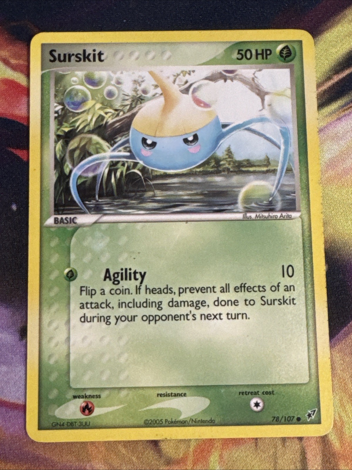 Surskit 78/107 Common Deoxys Pokemon MP