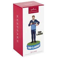 2023 Hallmark, Ted Lasso Soccer Coach Keepsake Christmas Tree Ornament, NEW