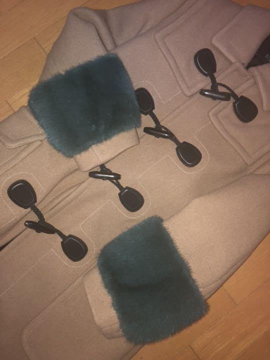 Gucci Mink-Trimmed Duffel Coat Rare Vintage Style