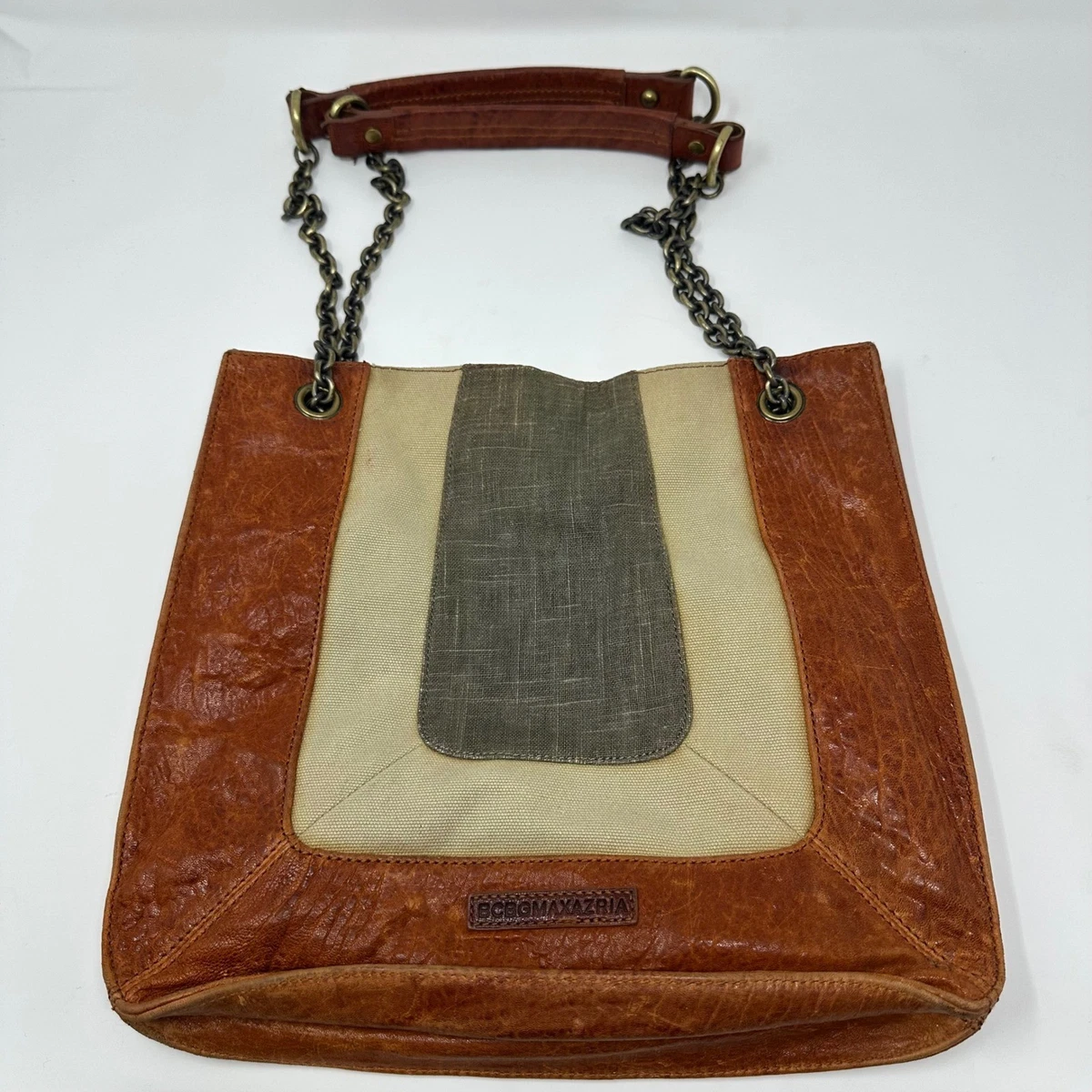 NWT BCBGMaxazria Woven Shoulder Bag in Tan BCBG MAX AZRIA ERICA SHOULDER BAG | Mercari main image 3