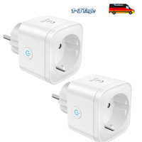 Eightree Wlan Steckdose Mit Strommessung 16A Alexa Google Home Smartthings 2Er
