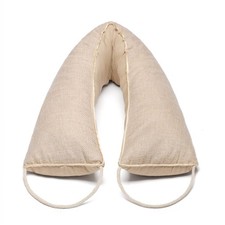 Weighted Door Draft Stopper 36" Elegant Linen Under Door Draft/Noise Blocker