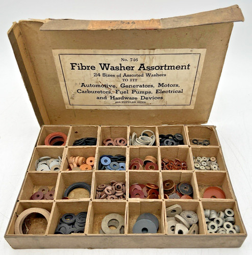 ROX AUTOMOTIVE PRODUCTS NO. 746 FIBRE WASHER ASSORTMENT 24 SIZES