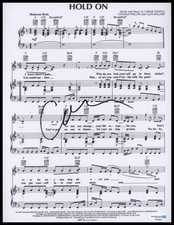 Carnie Wilson "Wilson Phillips" AUTOGRAPH Signed 'Hold On' Sheet Music ACOA