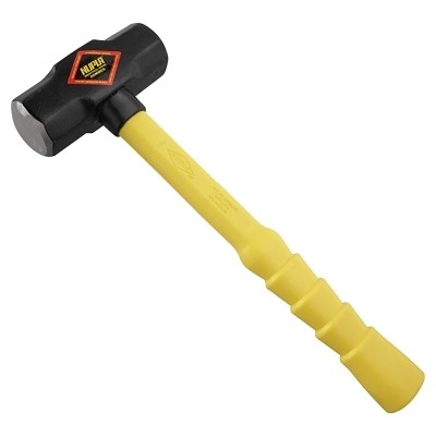 Ergo-Power Double-Face Steel-Head Sledge Hammer, 4 lb Head, 14 in Super Grip