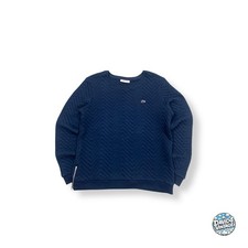 Lacoste Sweater (M) Vintage Pullover in Dunkelblau/Navy Hochwertiger Klassiker