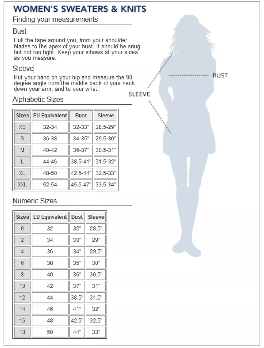 Tommy pullover size chart hot sale