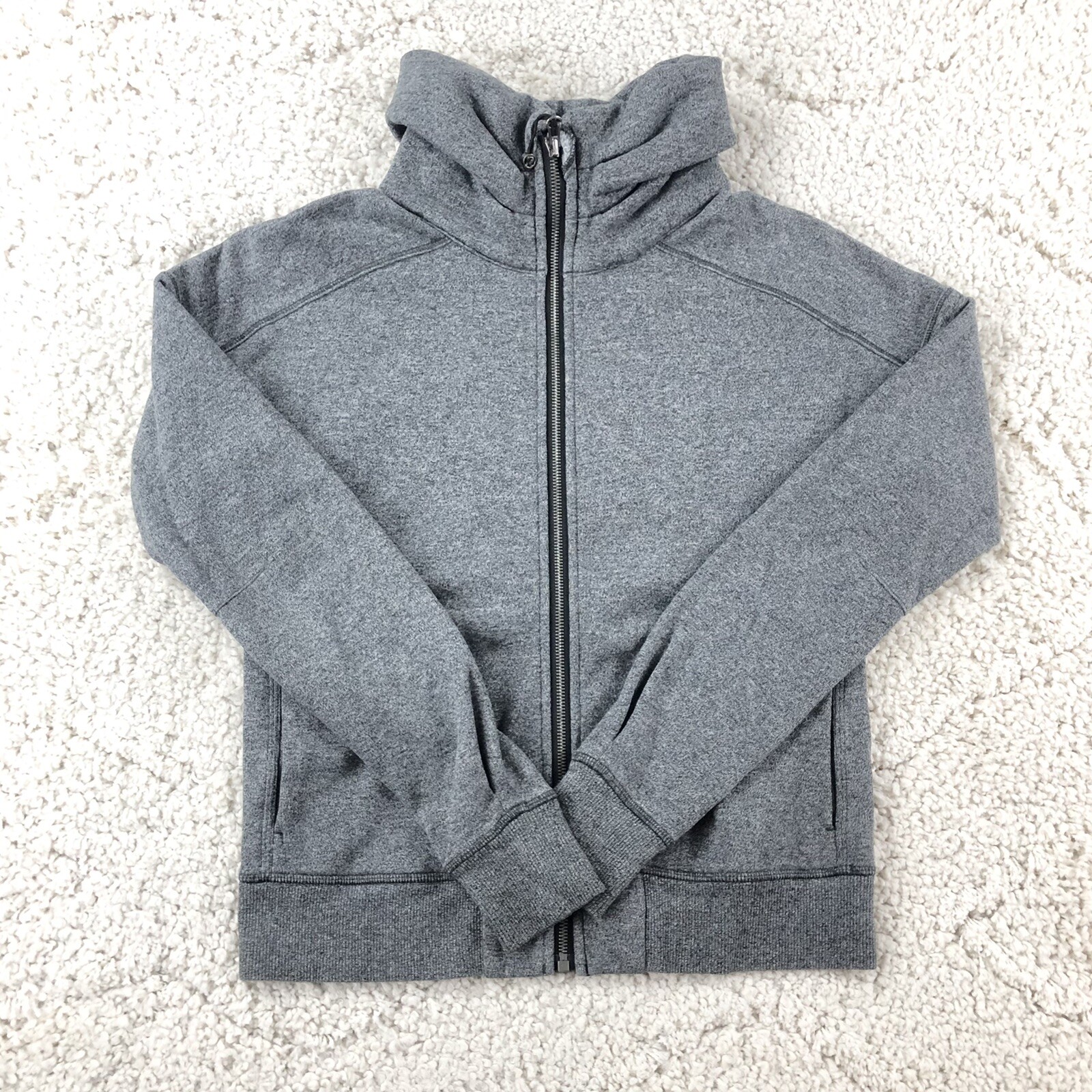 Lululemon Womens Full Zip Jacket Gray 