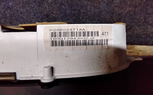 2001 CHRYSLER SEBRING CONVERTIBLE SPEEDOMETER INSTRUMENT CLUSTER OEM ASSEMBLY - Photo 15/24