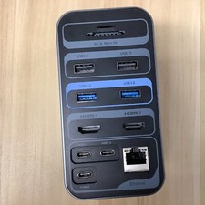 Tobenone USB-C Dual HD Display Docking Station for USB C Devices. No Adapter