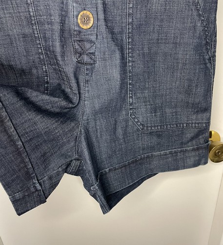 NWT Sanctuary Denim Long Sleeve Romper Women’s Size XS Medium Wash Pockets - Picture 6 of 12
