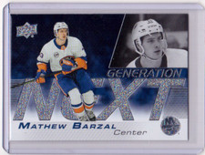 🔥 MATHEW BARZAL 19/20 Upper Deck UD Generation Next Card #GN-13 Hockey Insert🔥