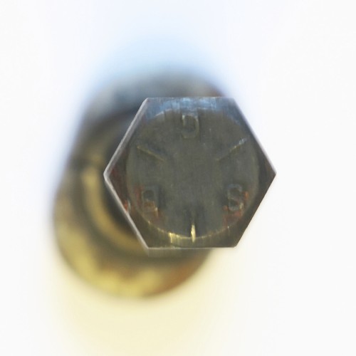 1969 Camaro 4 Speed 396 BB Original HURST 3/8" Shifter Mounting Bolt w/ Oval Nut - Picture 4 of 4