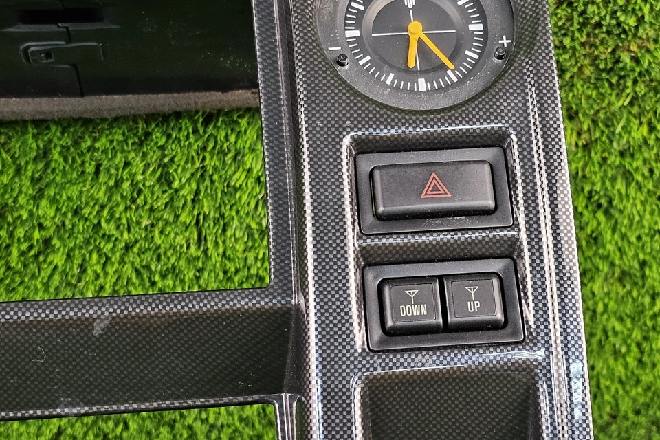 Toyota Land Cruiser 1996-2002 tablero radio embellecedor bisel ventilación de aire con reloj OEM jdm Foto 4 de 4