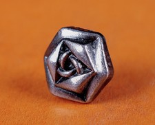 30pcs Tibetan Style Carved Flower Pattern Rivet Stud LeatherCrafts Decor Conchos