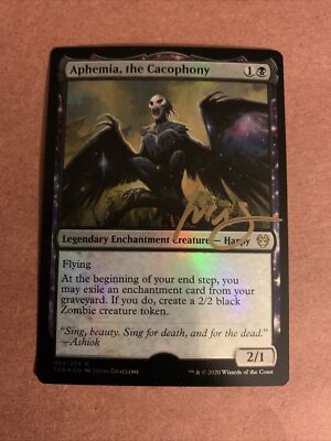 MTG Magic Aphemia, The Cacophony FOIL Signed Artist Proof x1 THB Lucas Graciano