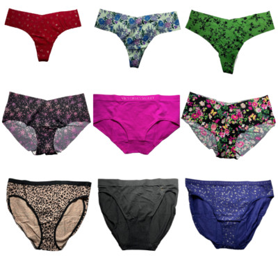 Victoria Secret Underwear XS to XXL Womens Panties Briefs or Thongs Buy 2+ Save