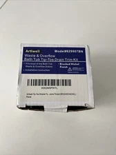 Artiwell Waste & Overflow Bath Tub Tip-Toe Drain Trim Kit 629907 BN