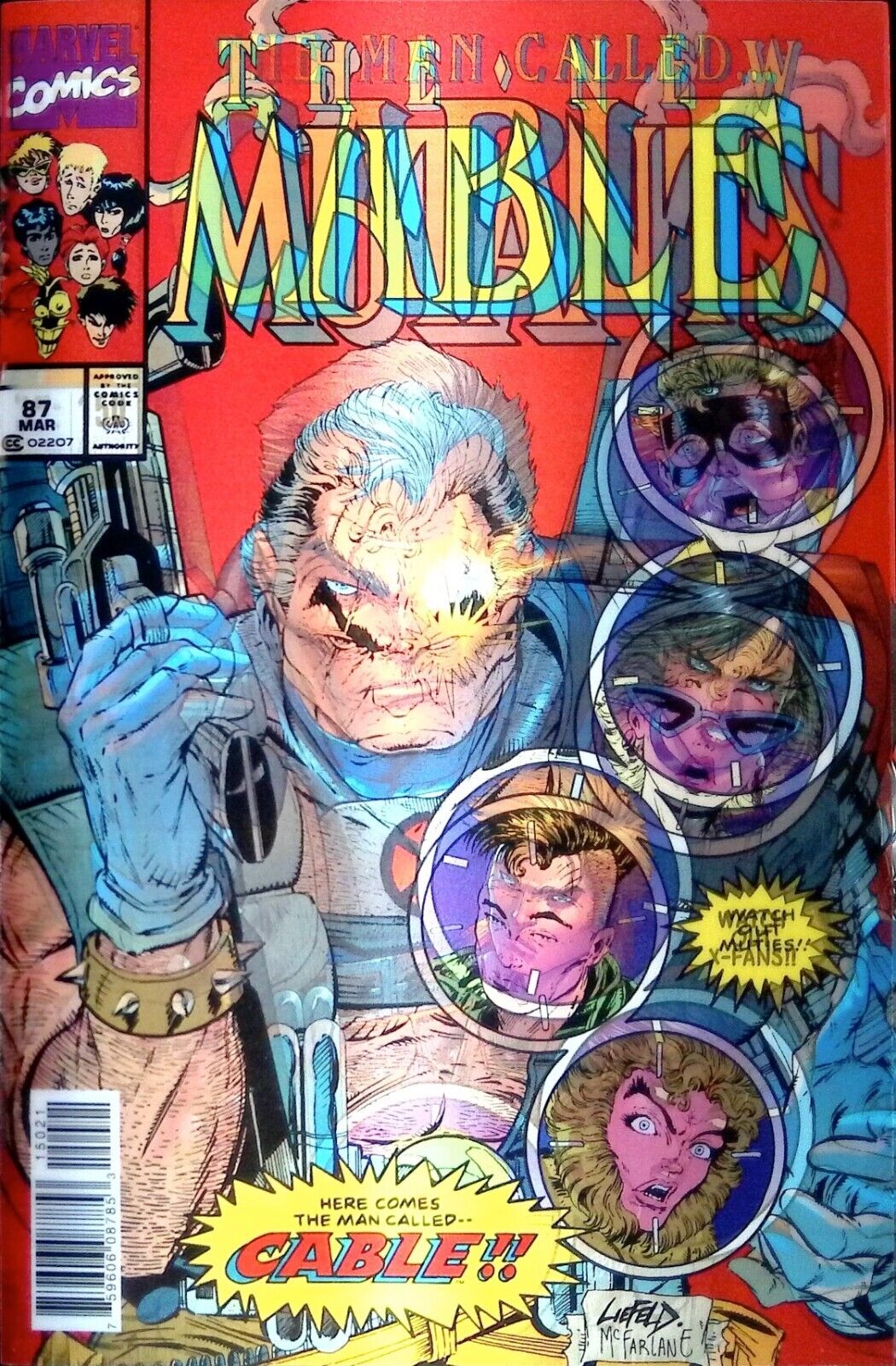 Cable #150 - High Grade Rob Liefeld Lenticular Homage Cover Variant