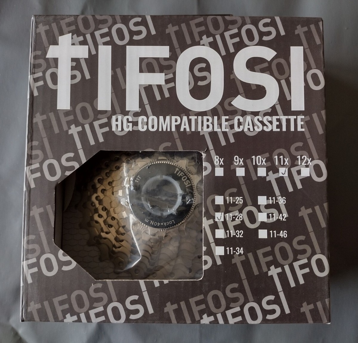 TIFOSI SHIMANO HG 11 SPEED 11-28T CASSETTE 105 ULTEGRA SHIMANO FIT