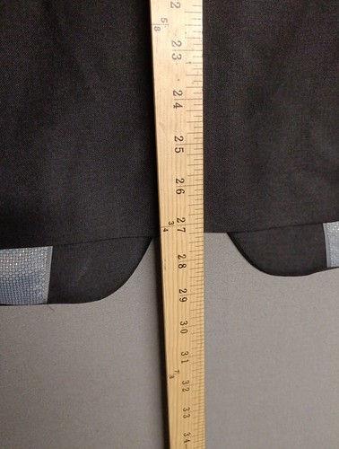 BERTOLINI Blazer Mens 42 Coat Two Button Jacket Black Silk Wool Suit NWT $395 - Picture 14 of 17
