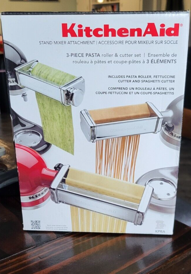 KitchenAid Stand Mixer Attachment 3Piece Pasta Roller & Cutter Set