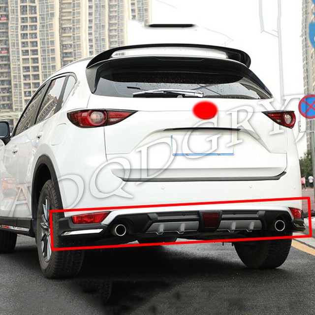 For Mazda CX5 CX5 201720 Rear Bumper Diffuser splitter Moulding Trim