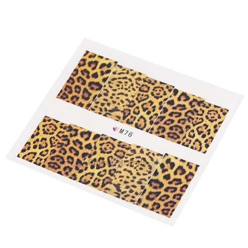 Wild Style Wasser Transfer Aufkleber Nail Art Dekoration Sticker 5 Stile - Bild 11 von 15