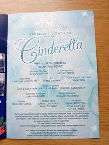 Spotlight IOW Presents: Cinderella. Shanklin Theatre Souvenir Programme. 2016 - Picture 3 of 9