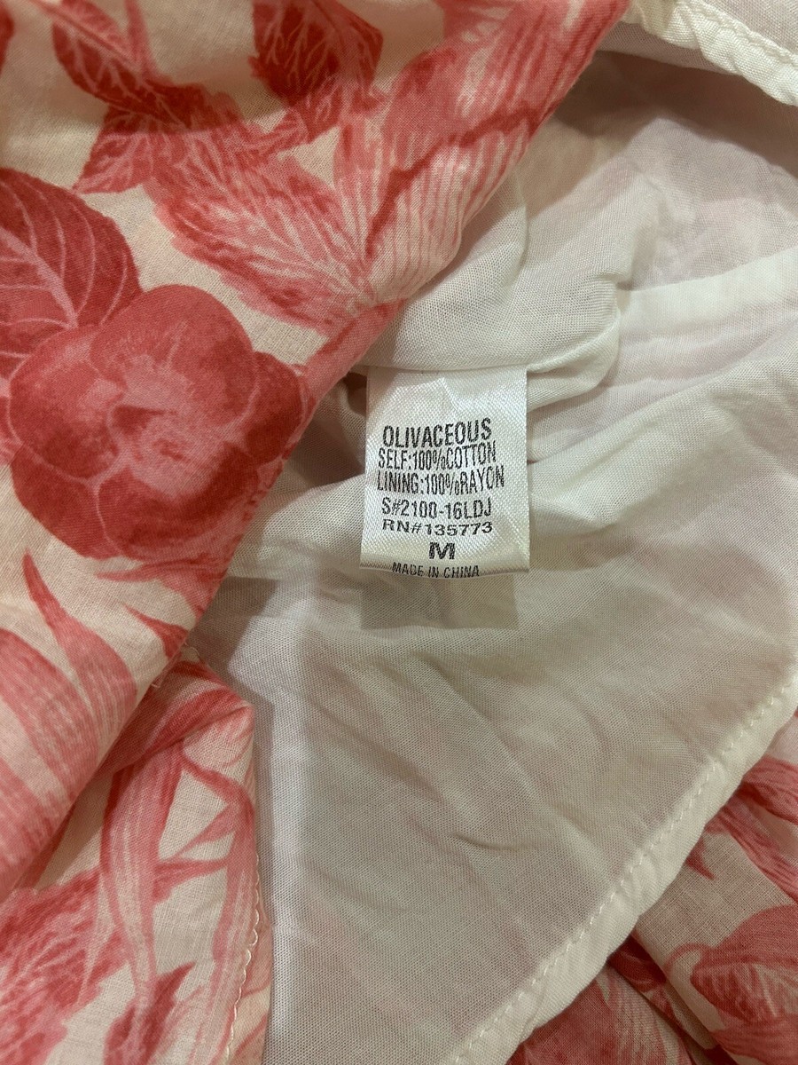 その他 g Talulah Dress Size Medium Olivaceous Pink Floral | eBay