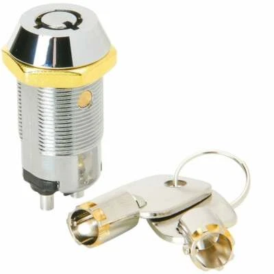 Eagle 19.2mm On Off Tubular Security Key Switch Full Metal Key Lock Inc Two Keys