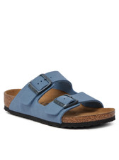 SCARPE SANDALI BAMBINI BIRKENSTOCK ARIZONA 1026395 PELLE BLU ORIGINALE PE 2024