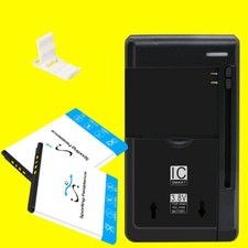 Boosting 2X 950mAh Battery External Charger for Alcatel Onetouch SpeakEasy 2017B