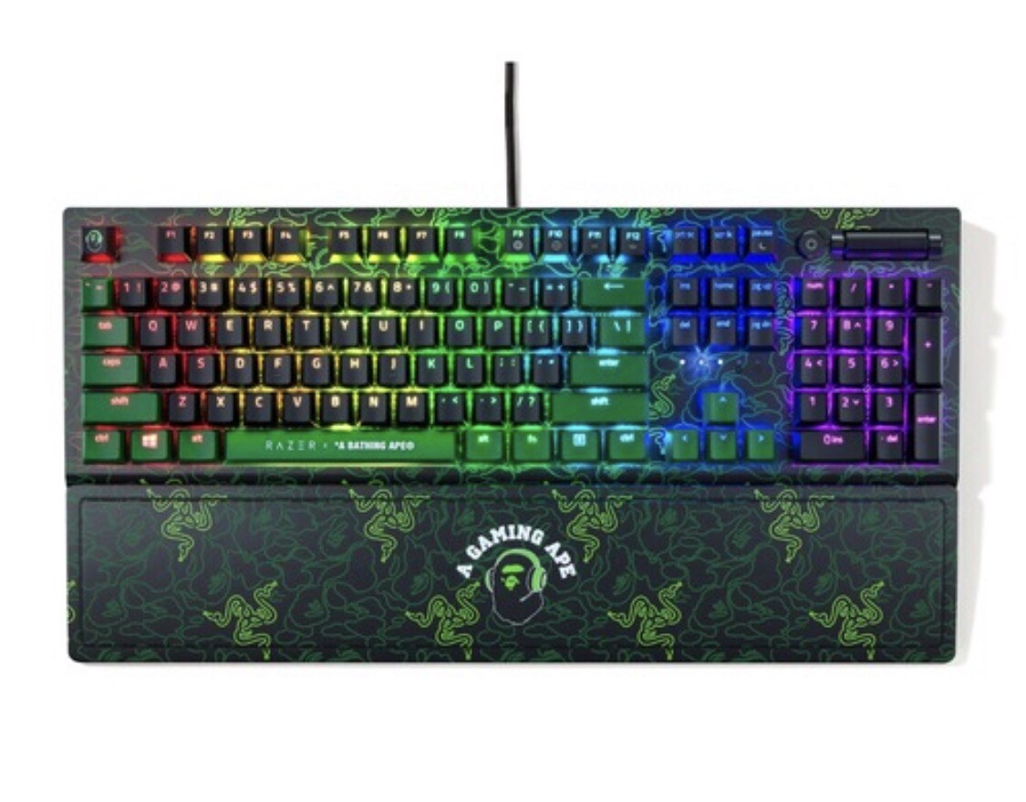 キーボード RAZER X BAPE NEON CAMO BLACKWIDOW V3 RAZER X A BATHING APE NEON CAMO BLACKWIDOW V3 Bape | eBay